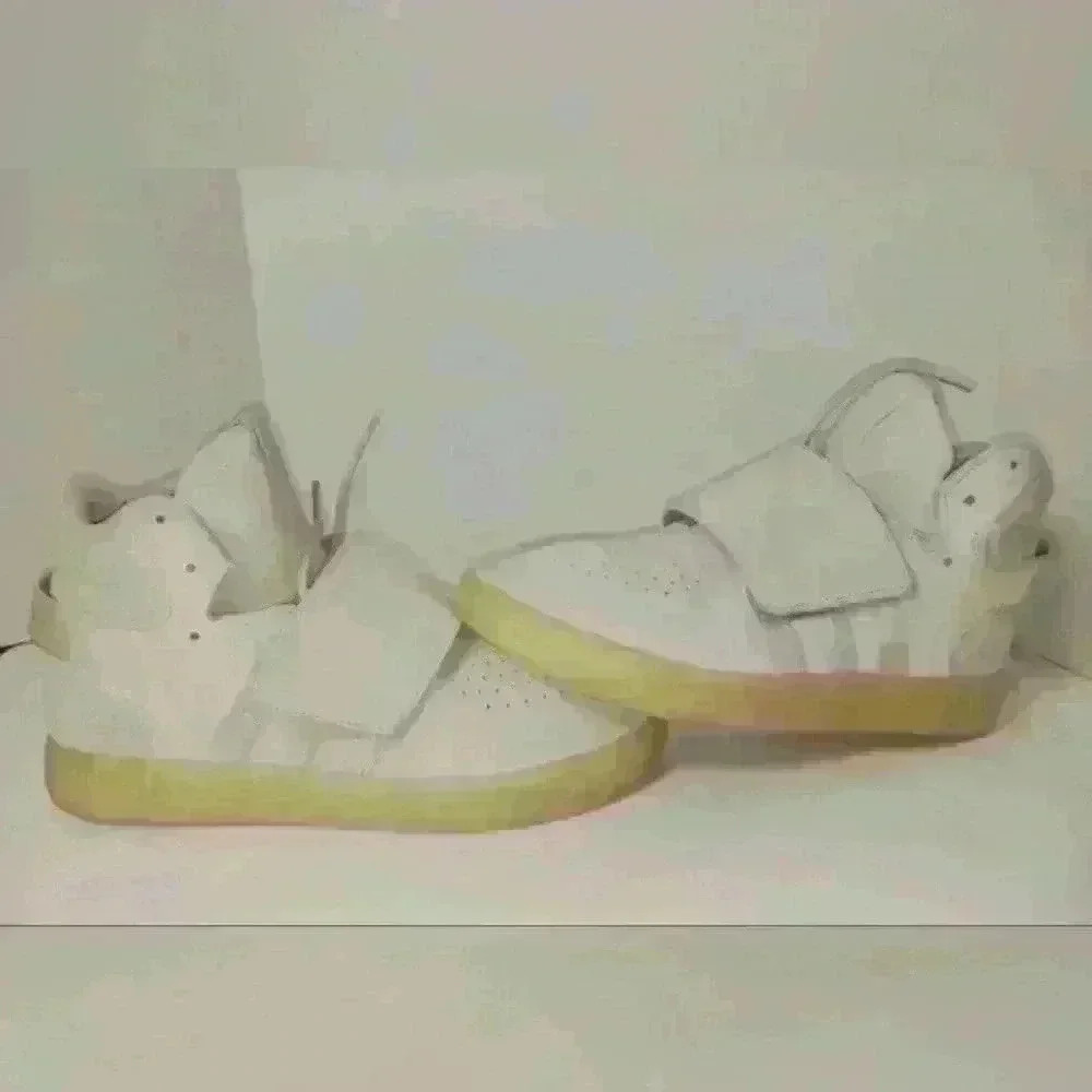 Adidas Originals Tubular Invader Strap J Clear Brown BB0391 Mens Size 7 Suede